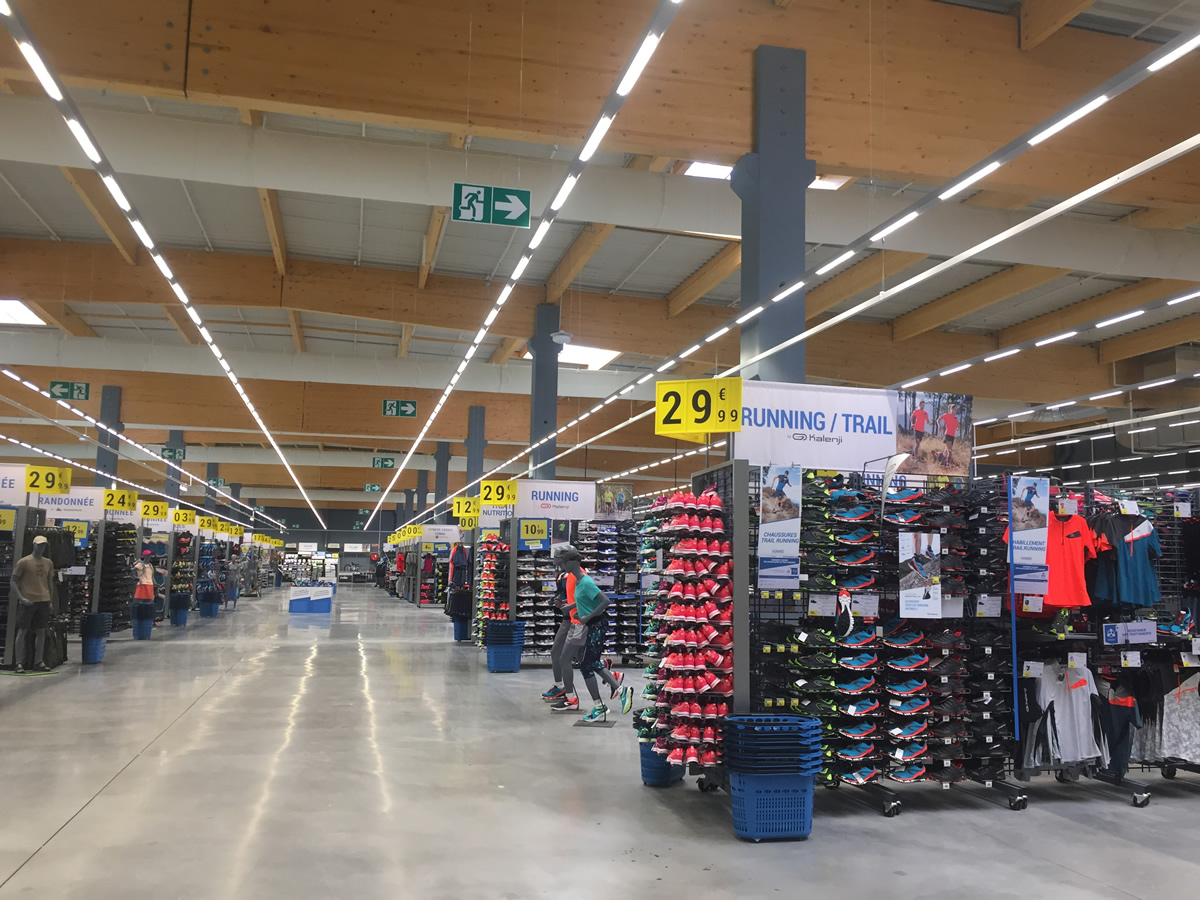 Eclairage Decathlon